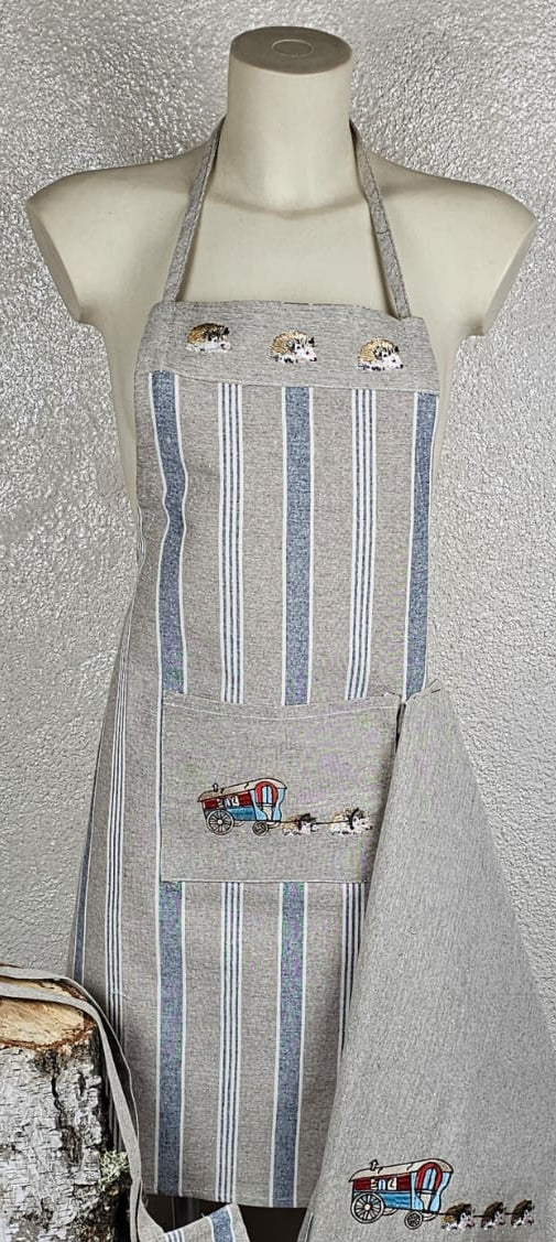 Tablier à rayure Roulotte 03